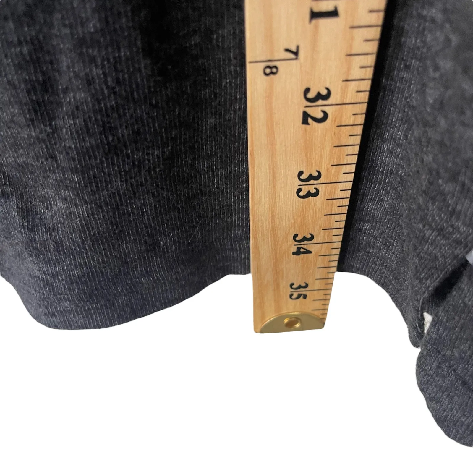 Prana Size Medium Gray T‎ Shirt V Neck Dress Organic Cotton Casual Sustainable - Image 9