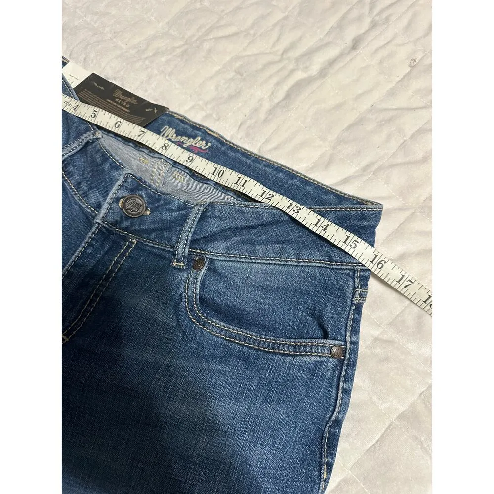 Wrangler Retro Mae Mid-Rise Flare Leg Jeans Women's Size 9 30" Western NWT - Image 7