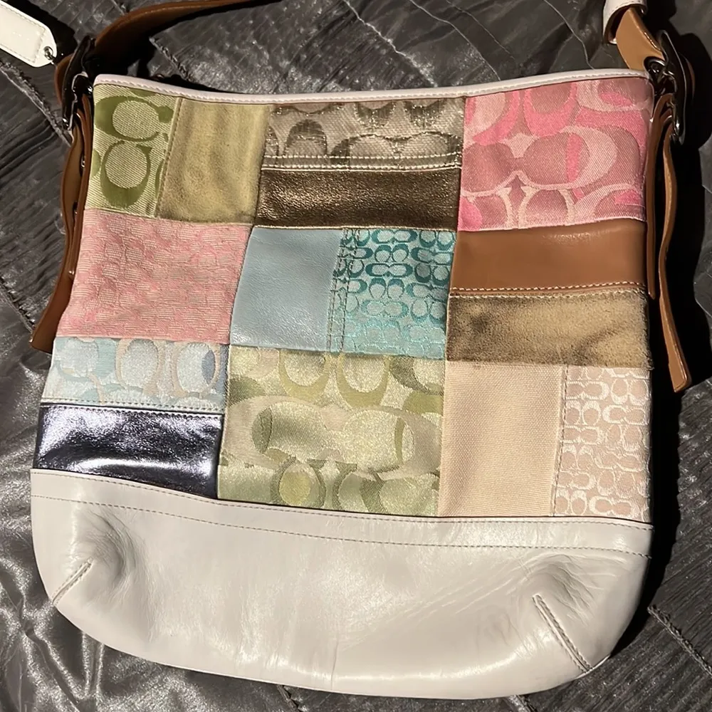 Coach Leather & Suede Crossbody - Image 6