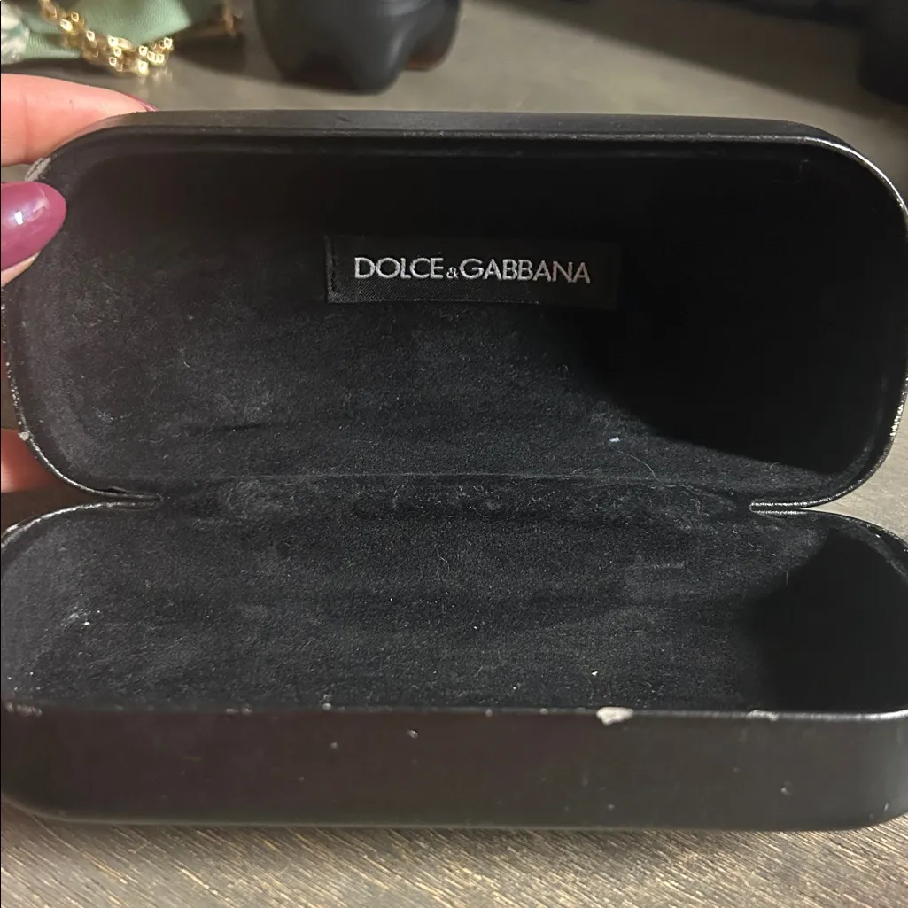 Dolce & Gabbana Emerald Green Lace Sunglasses - Image 8