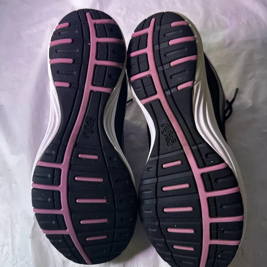 Ryka Women's Black and Lavender Athletic Shoes - Image 11