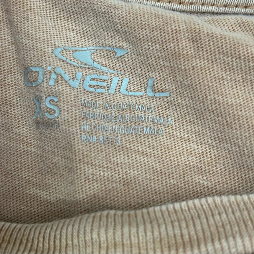 O’NEILL Floral Surfer Graphic Crew Neck Tee Shirt Size XS - Image 4