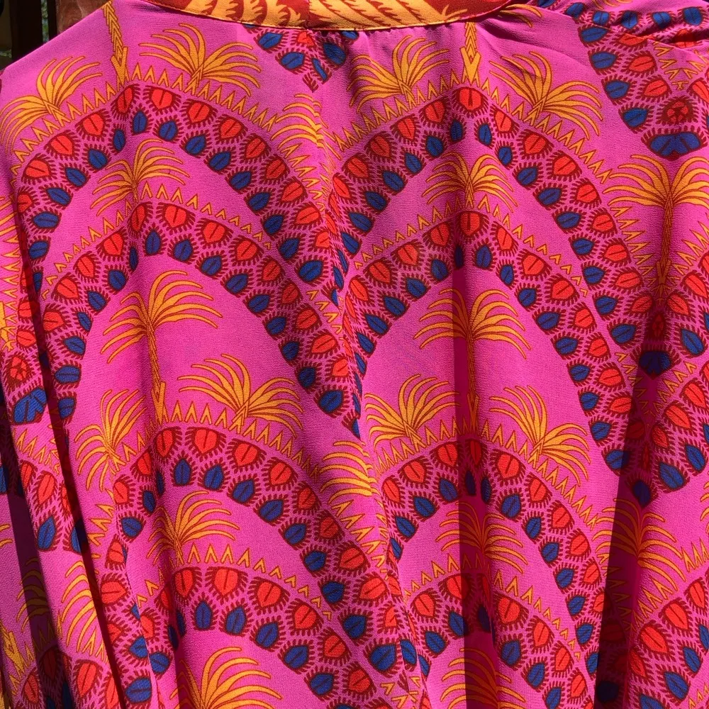 Rose & Olive Kimono / Duster / Swim Coverup M - Image 5