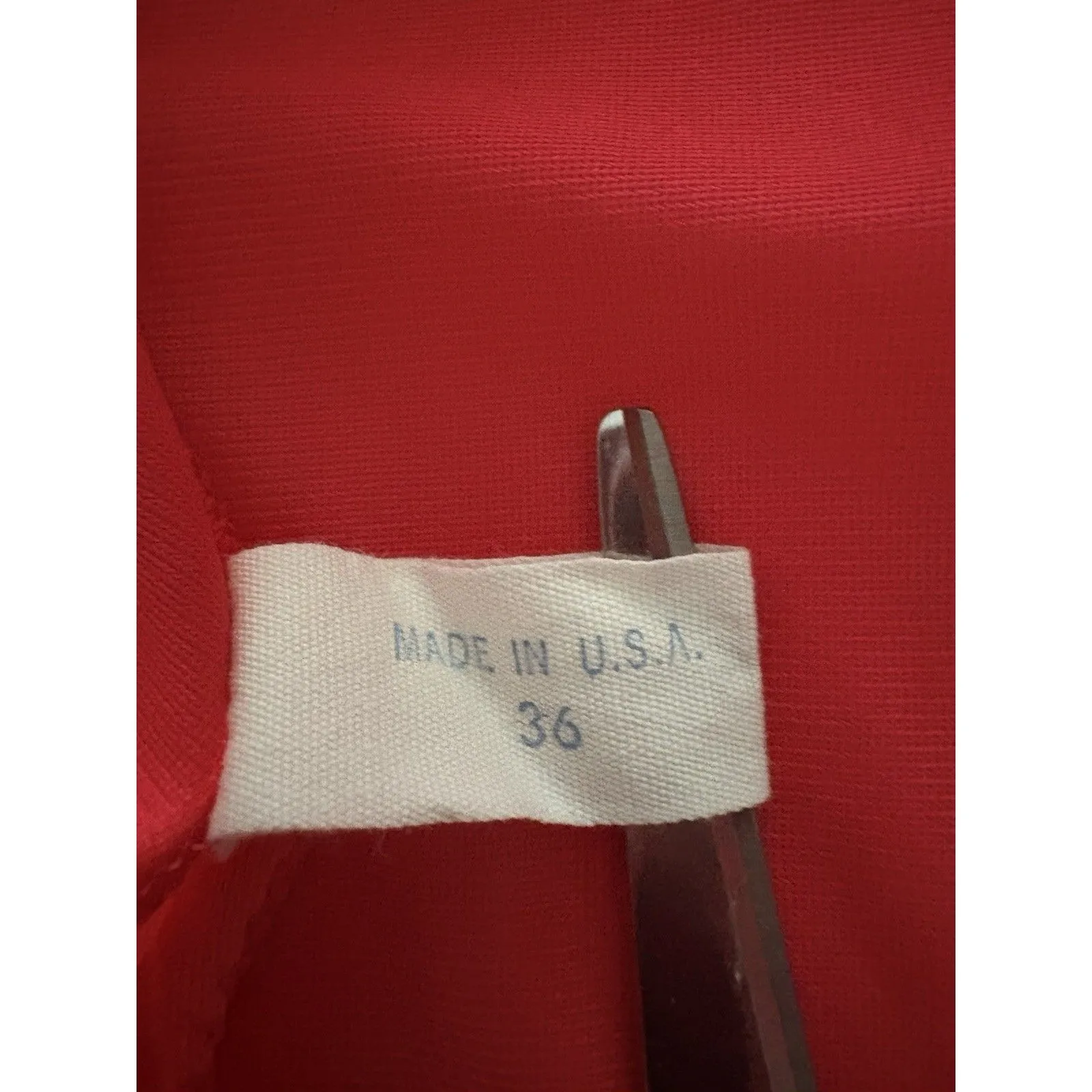 1960s Vintage Van Raalte Red Chiffon Dress Sz 36 Castlecore Whimsy Nightgown - Image 6