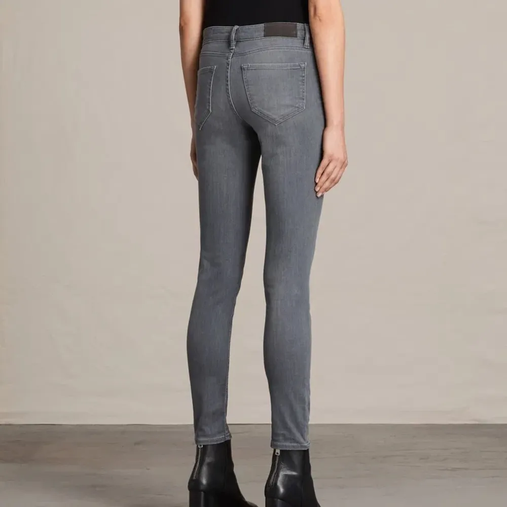 All Saints | Mast Skinny Jeans Gray Size 24 Mid Rise - Image 2