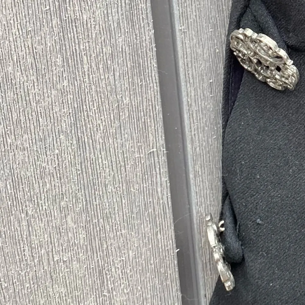 Vintage Rhodes of California Vest‎ Black Size M - Image 2