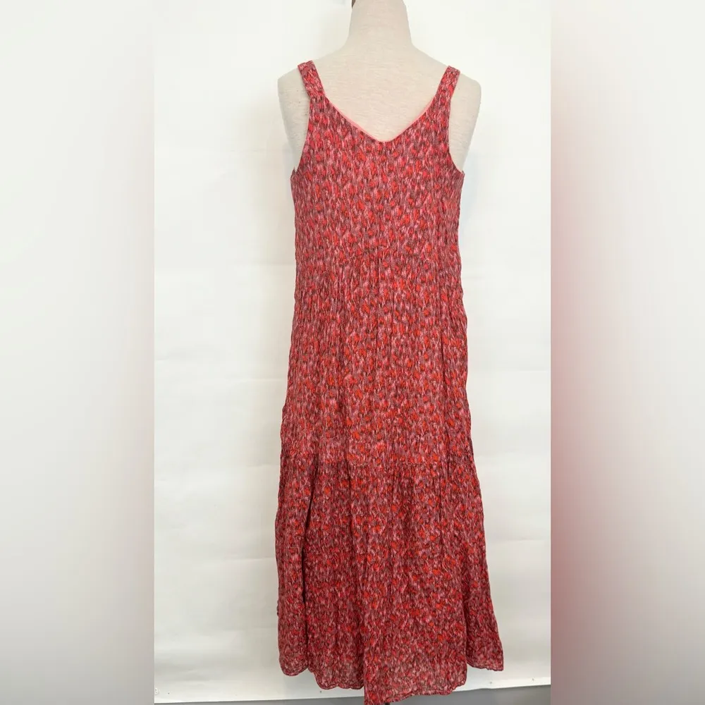 Joie Maxi Dress Tiered Flowing Summer Dress Tea Rose size small - Image 4