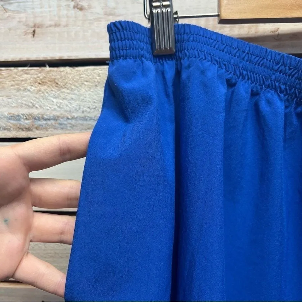 Vintage GW Vintage Blue Wide Leg Pants High Rise Made USA maximalismSize 20 Size undefined - Image 7