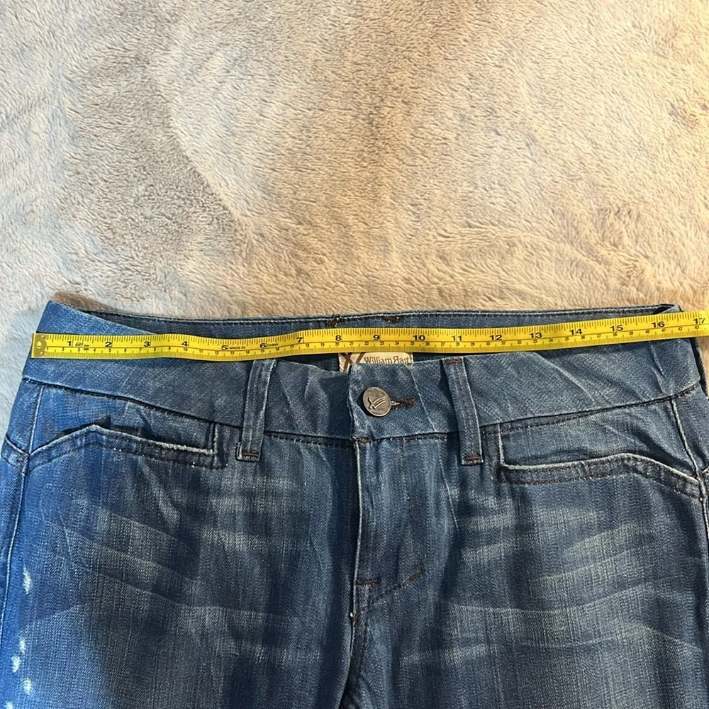 William Rast Women's Bootcut Jeans Size 30 Blue Distressed Low Rise - Image 14