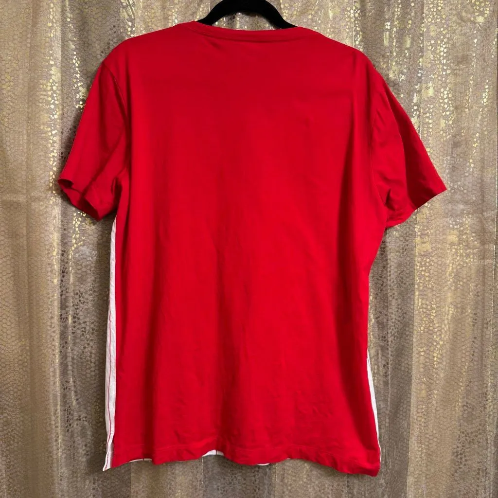 PINK Victorias Secret MLB Cincinnati Reds‎ Sequin Bling Jersey T Shirt Med - Image 2