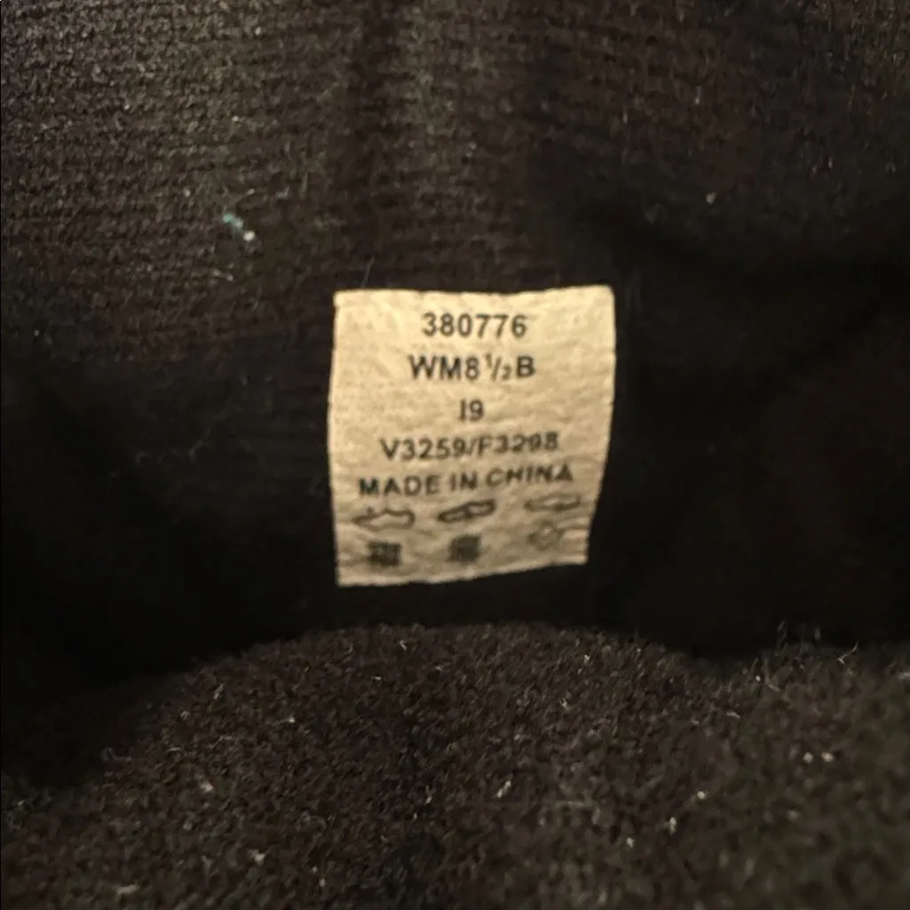 Lands' End Black Quilted Winter Boots Size 8.5B - Image 6