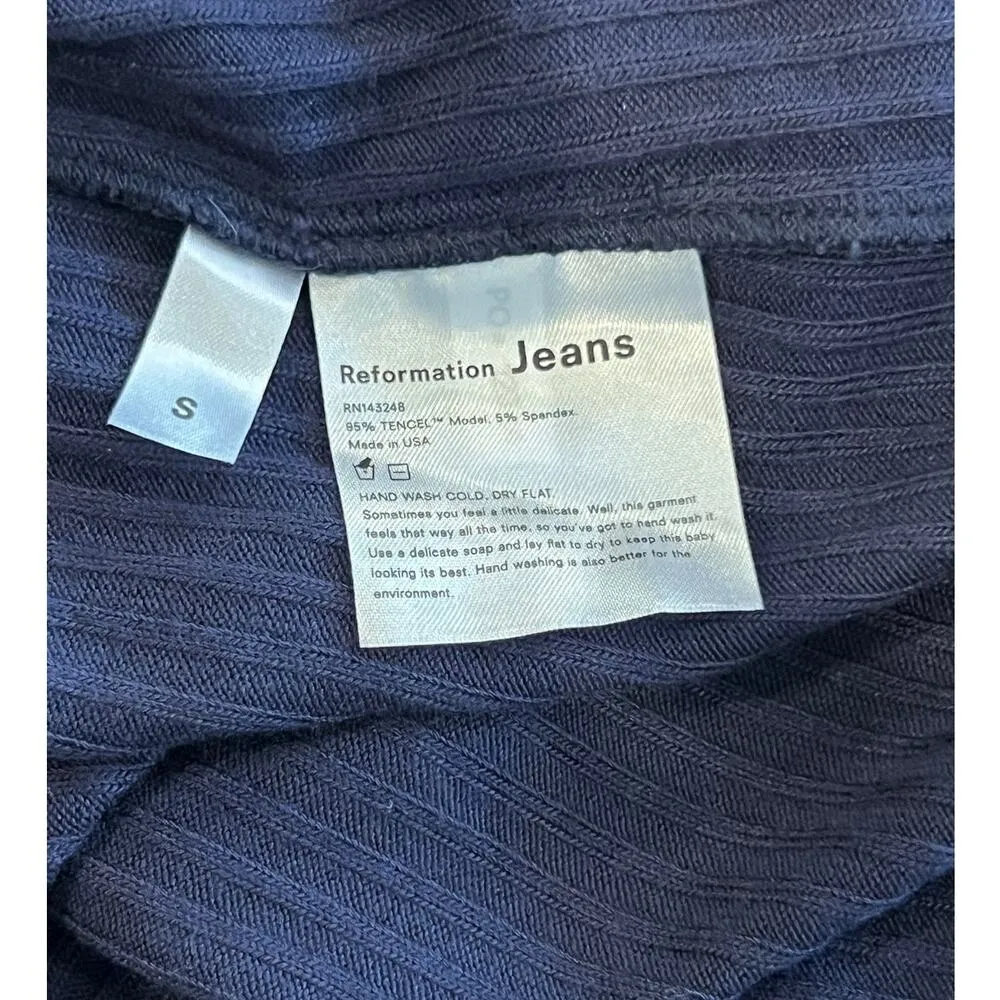 Reformation Jeanne Rib Knit Dress Size Small - Image 6