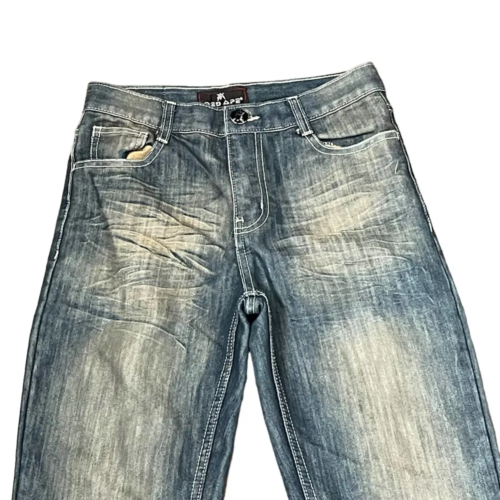 Red Ape Plus Size Straight Leg Jeans Women Mid - Image 2