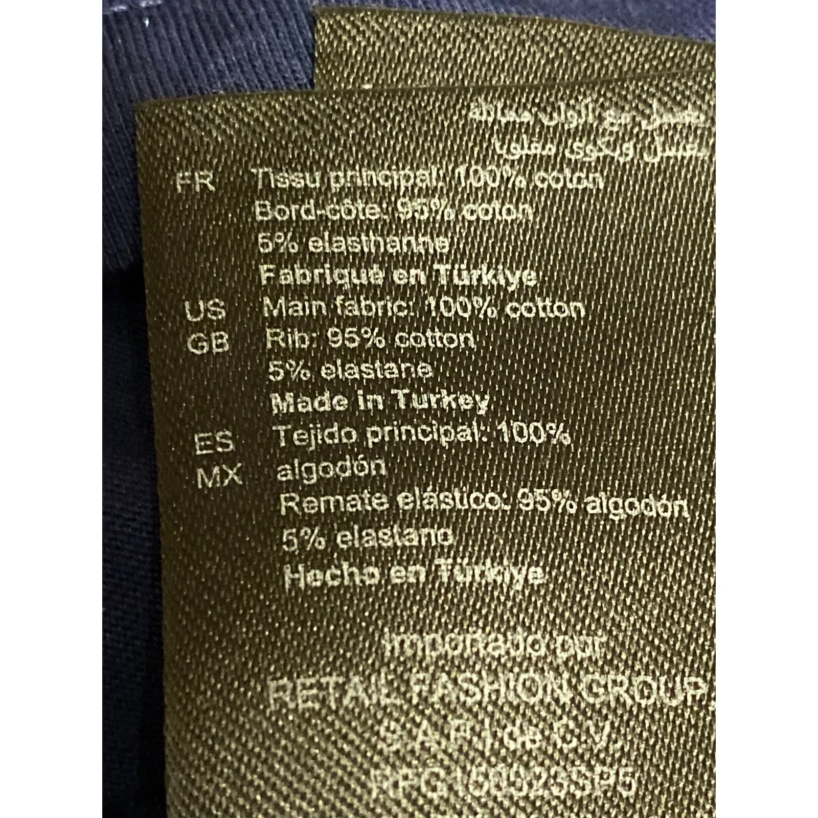 Sandro Womens Blue Embroidered Logo Crew Neck Half Sleeve Crop Tee T-shirt Top M - Image 4