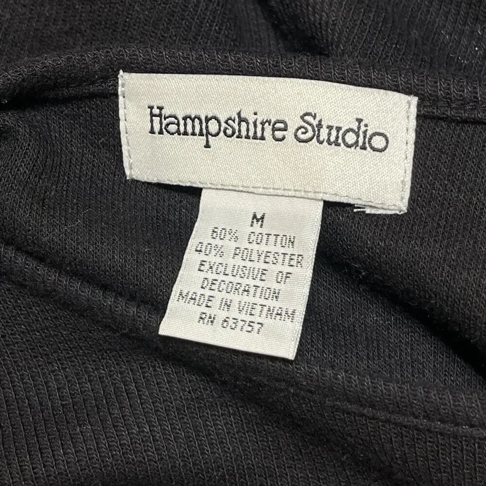 Hampshire Studio Halloween Pumpkin Pullover Top Sequins Black Orange Size M Medi Size M - Image 4