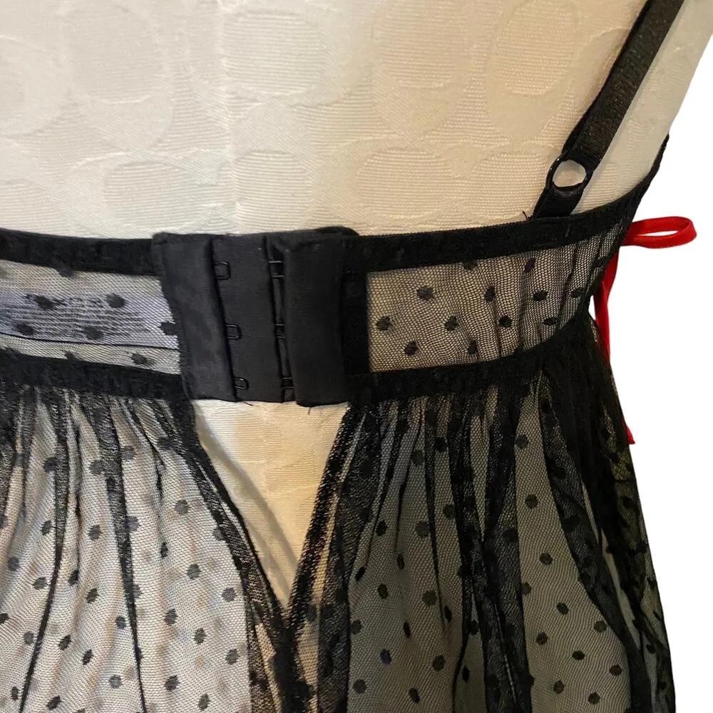 Adore Me Floral Sheer Lace Bustier Corset Cami Top Lingerie with tied sides 1X - Image 5