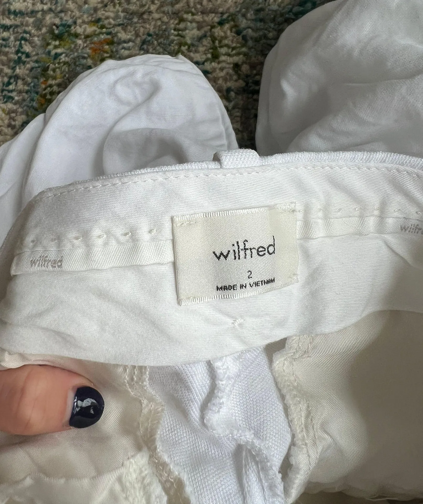 Aritzia Wilfred Effortless Linen Cropped Pant - Image 5