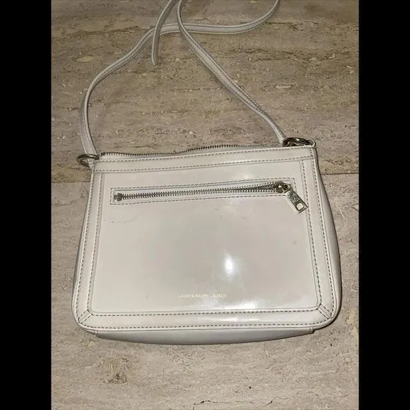 Lauren Ralph‎ Lauren Cream White cross body bag 9x6.5x1.65” - Image 2