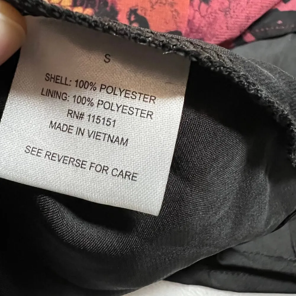 Romeo & Juliet Couture Snake Print V-Neck Mini Dress Size Small Lightweight - Image 9