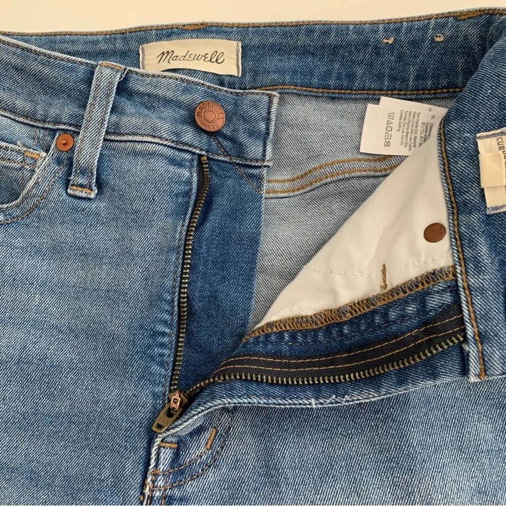 Madewell Curvy High Rise Skinny Raw Hem Jeans Size 24 - Image 3