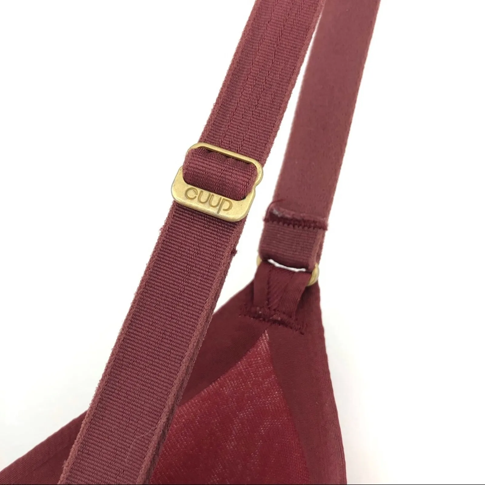 CUUP The Demi Bra Merlot 34C Red Size undefined - Image 7