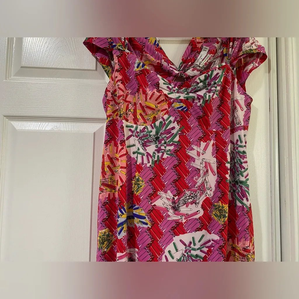 Zac Posen Target 20th Anniversary Collection Pink Safety Pin Maxi Size 18 W - Image 6