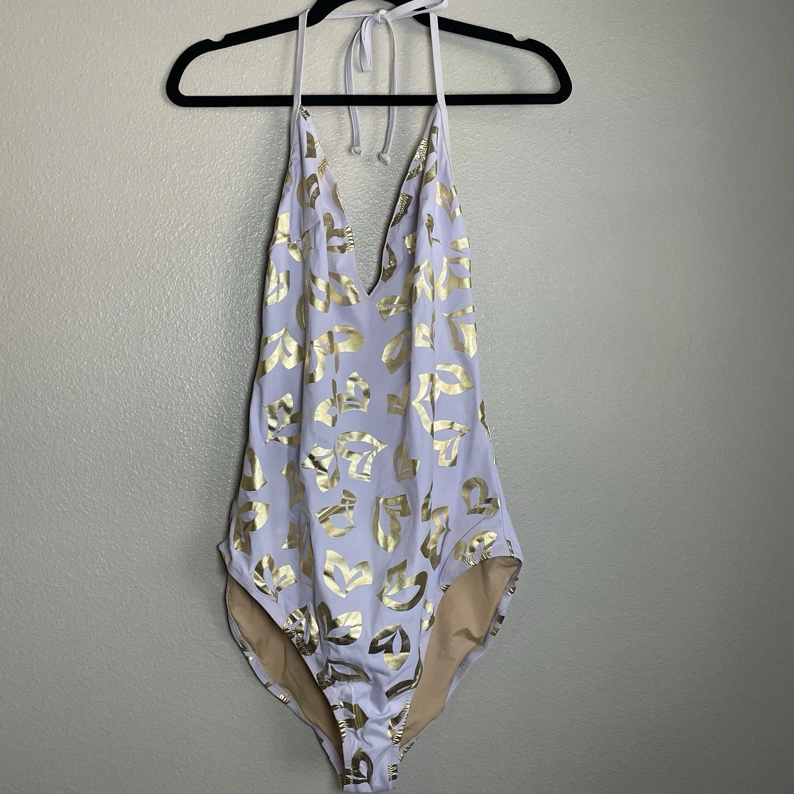 J Crew Long Torso Size 16 One Piece Swimsuit V - Image 6