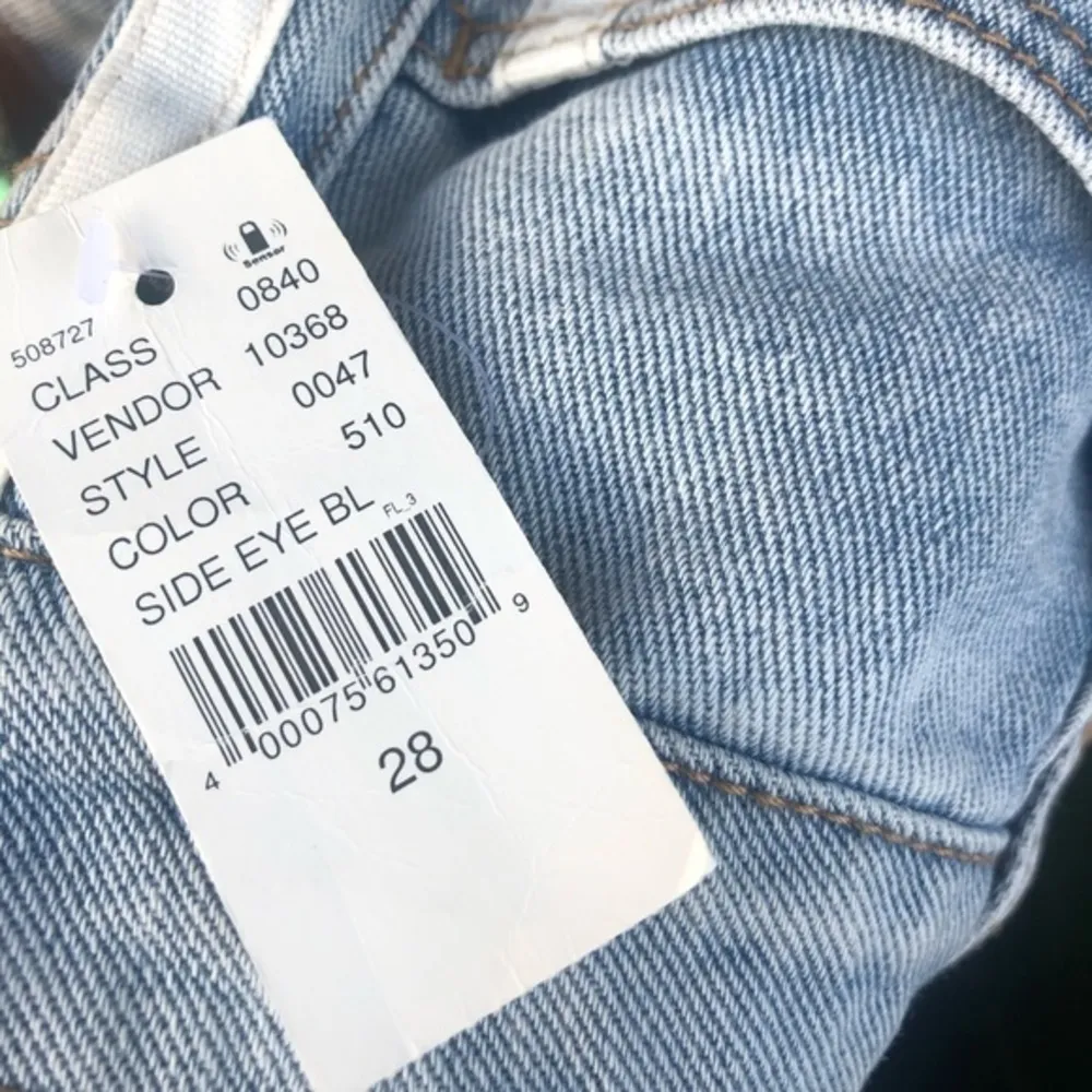 💙SALE 3/$25 PACSUN DENIM LIGHT WASH MINI SKIRT FRAY HEM SIDE STRIPE 28 - Image 5