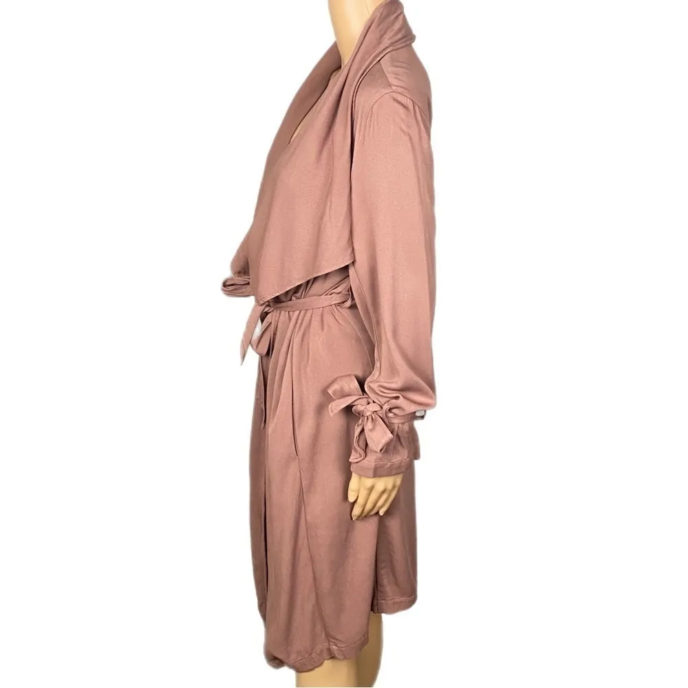 THREAD+SUPPLY “Emrata Duster”, lightweight open jacket w/POCKETS. Medium. EUC Pink - Image 7