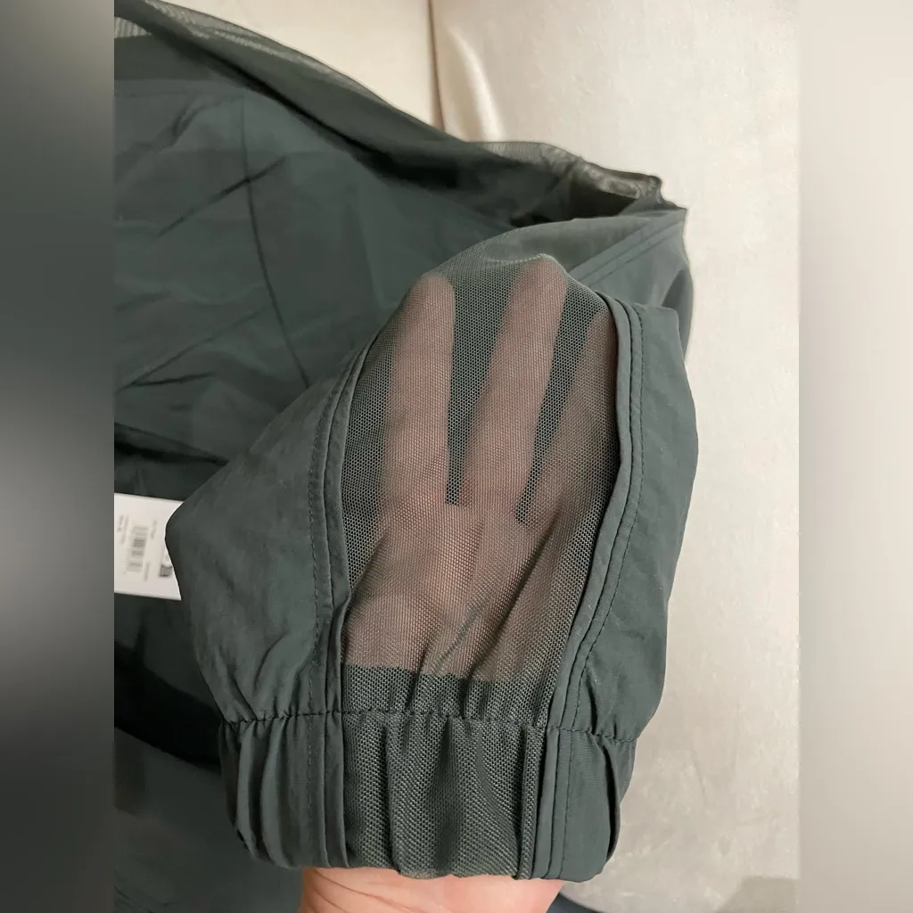 NWT Alo Origin Full Zip Track Jacket Charcoal Green Limited Edition Size M - Image 11