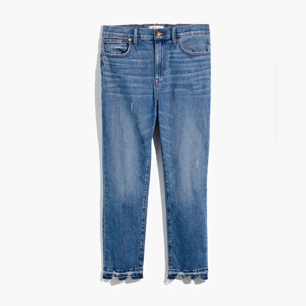 Madewell The High Rise Slim Crop Boyjean Jeans in Melbourne Wash 24 - Image 81