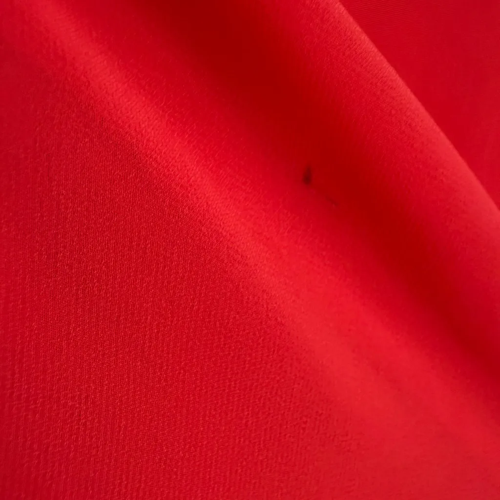 Joseph Ribkoff Red V-Neck Sheer Wide Sleeve Blouse Womens 14 Business Casual - Image 8