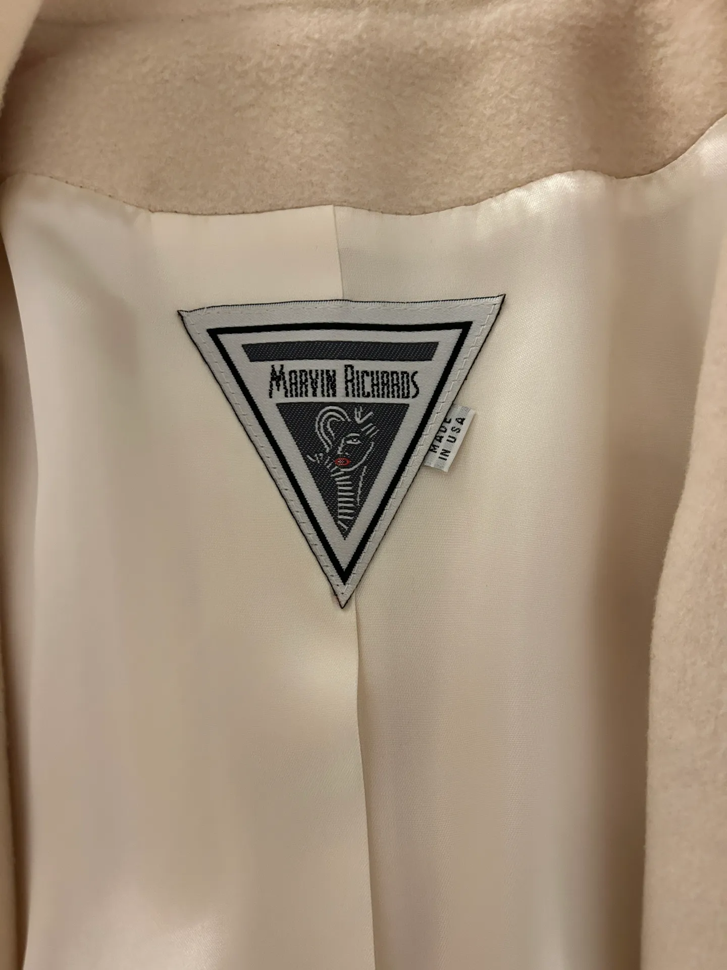 Marvin Richards Vintage Cashmere Coat - Image 9