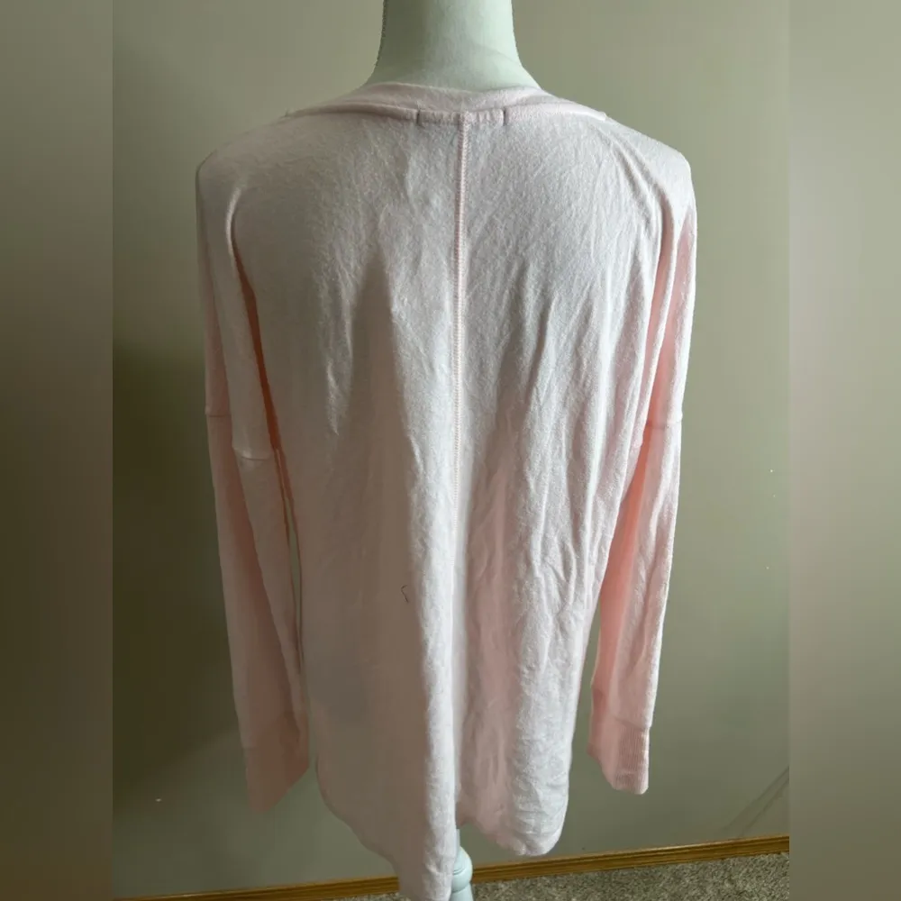 NWT Gibson pale pink sweater large - Image 7
