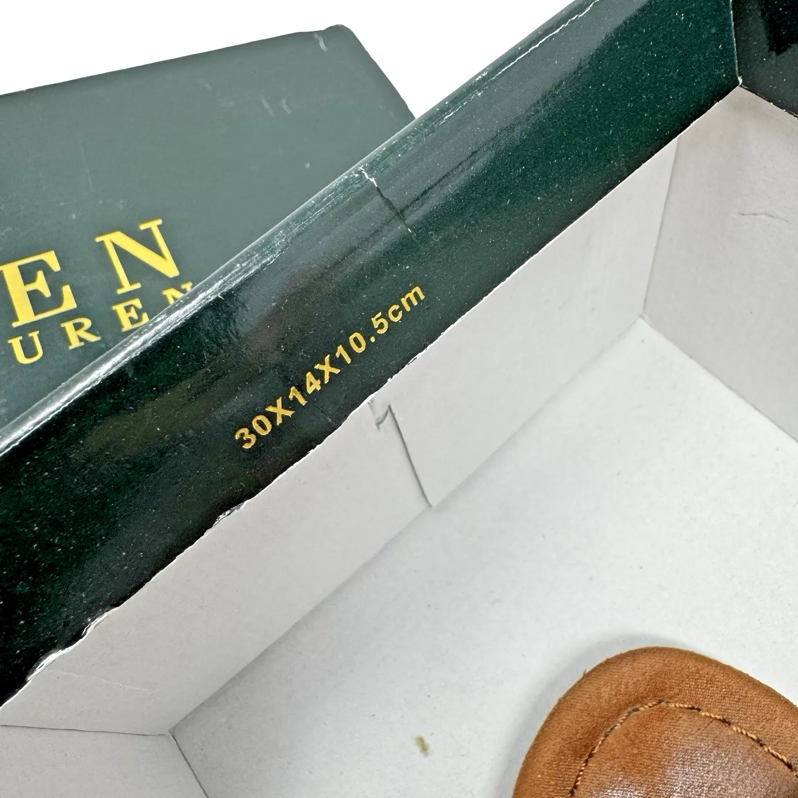 Lauren Ralph Lauren LRL Sandals Lucetta Brown Tan Leather Strappy Buckle Wms 7B - Image 16