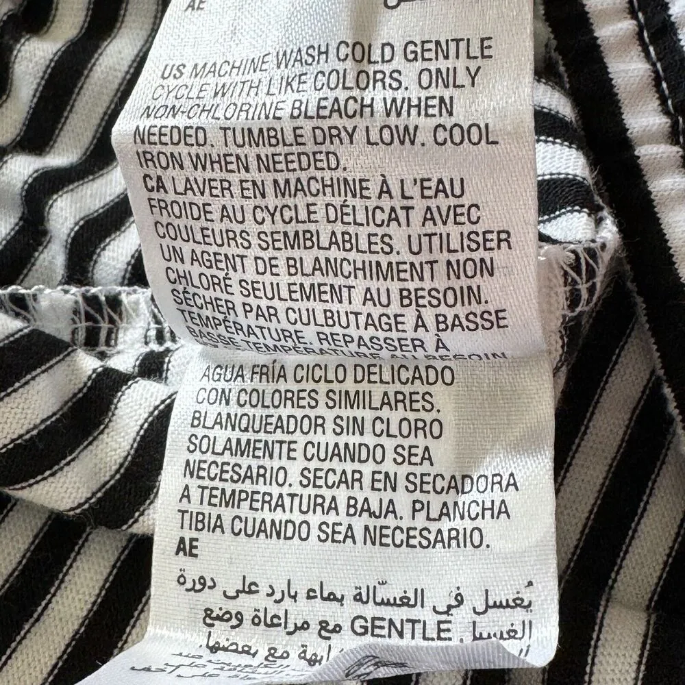 Style & Co Small Casual Pull-On Shorts Striped Stretch Elastic Waist Loungewear - Image 5