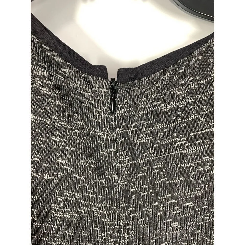 Tibi Women's Sleeveless Pleated Fit and Flare Midi Dress Heather Gray Size 4 - Image 6