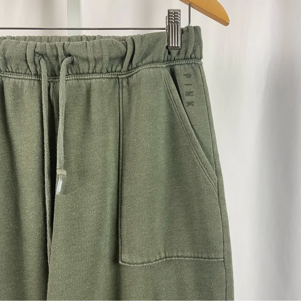 Victoria's Secret Medium Olive Green Cargo Joggers Grunge Street Boho Casual - Image 6