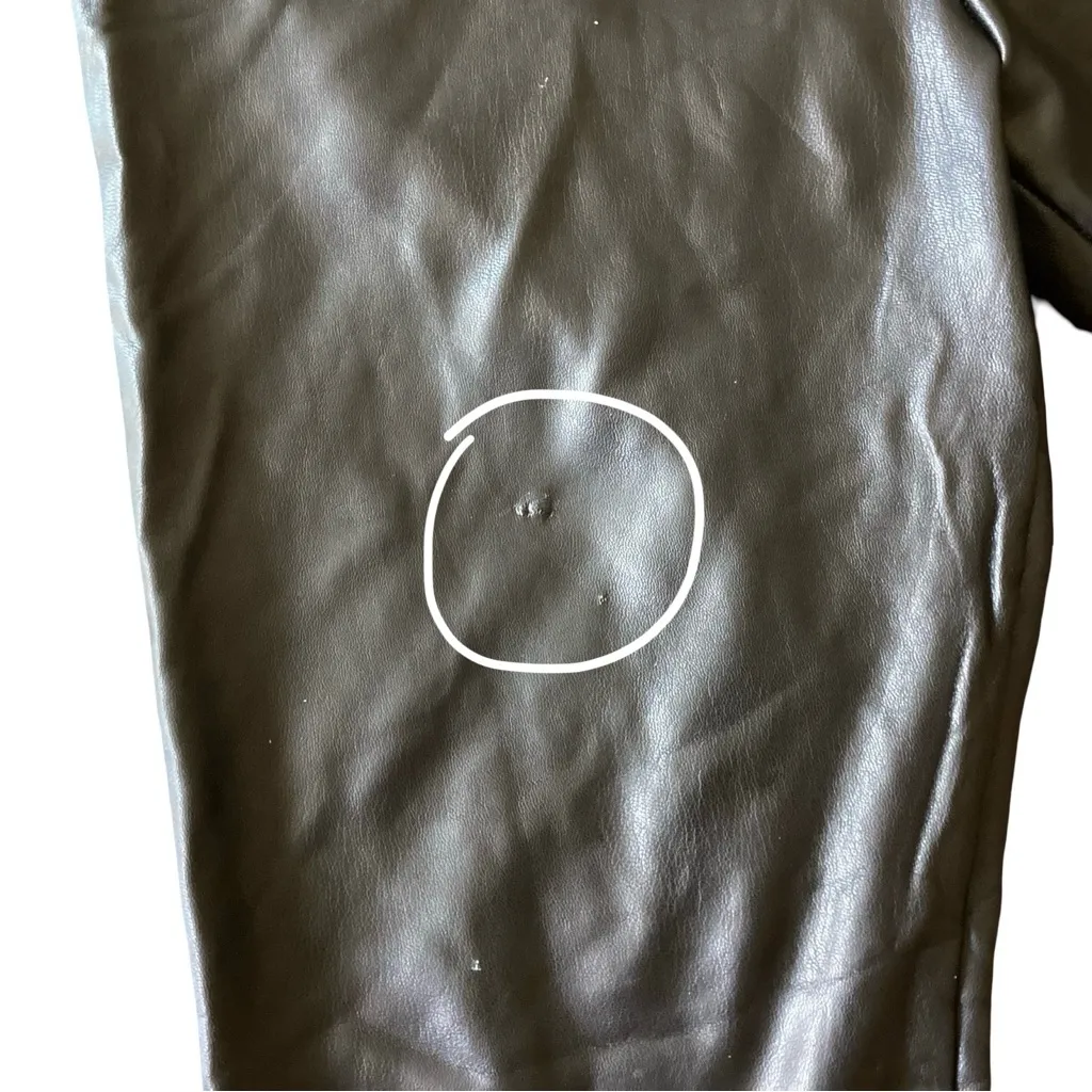 Forever 21 Vegan Leather High Rise Leggings - Image 9