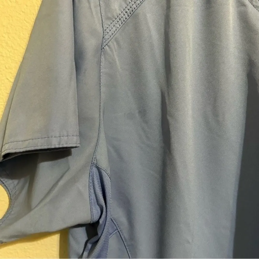 Carhartt Force multi pocket v neck scrub top ceil blue women’s size XL - Image 8