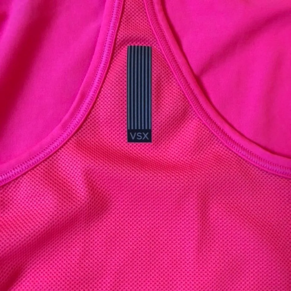 Victoria's secret sport pink tank top size XS - Image 4