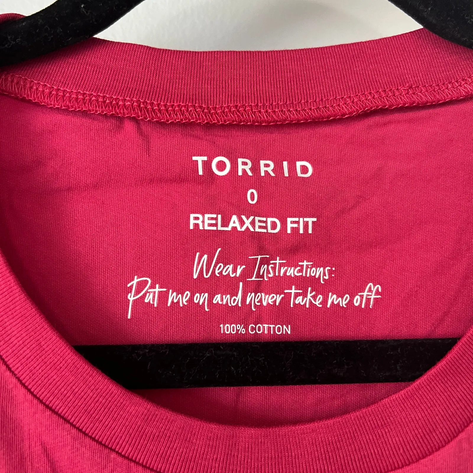 Torrid Women's Deep Pink Vintage Cotton Jersey High Neck Tank - Size 0 - NWT - Image 2
