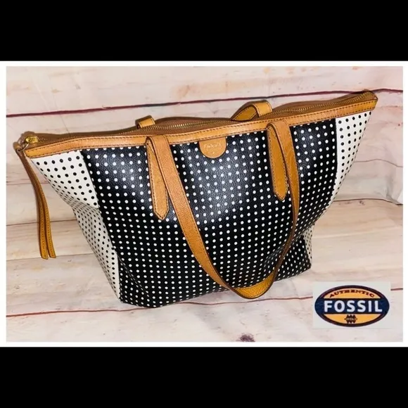 FOSSIL Leather Handbag - Image 2