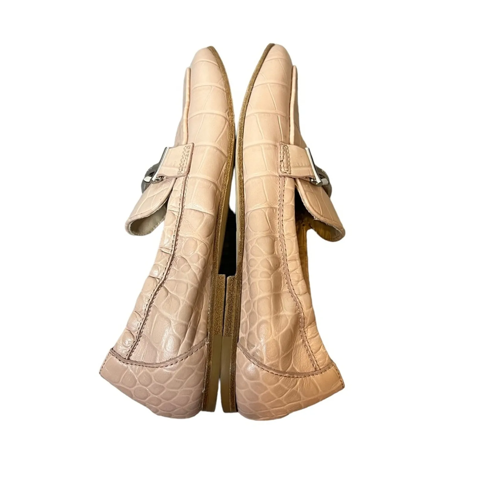 Tod’s Double T Croc-Embossed Leather Loafers - Image 5