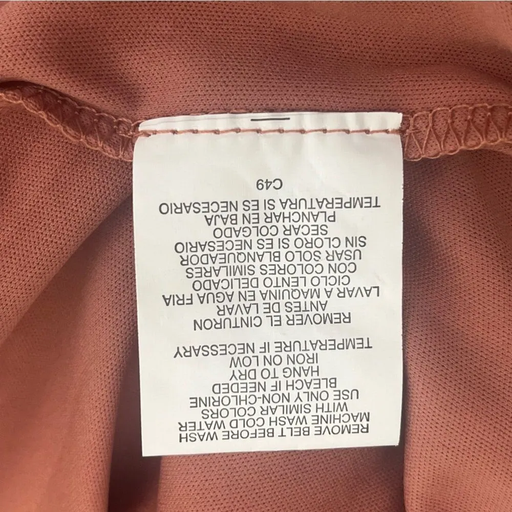 Lily Rose Shorts Romper White Dusty Rose XL - Image 8