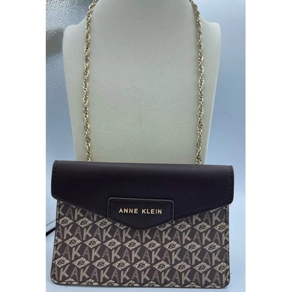 Anne Klein  logo envelope shoulder bag clutch - Image 2