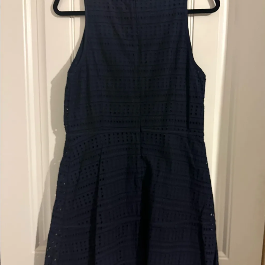 Elegant Black Eyelet Dress - Image 2