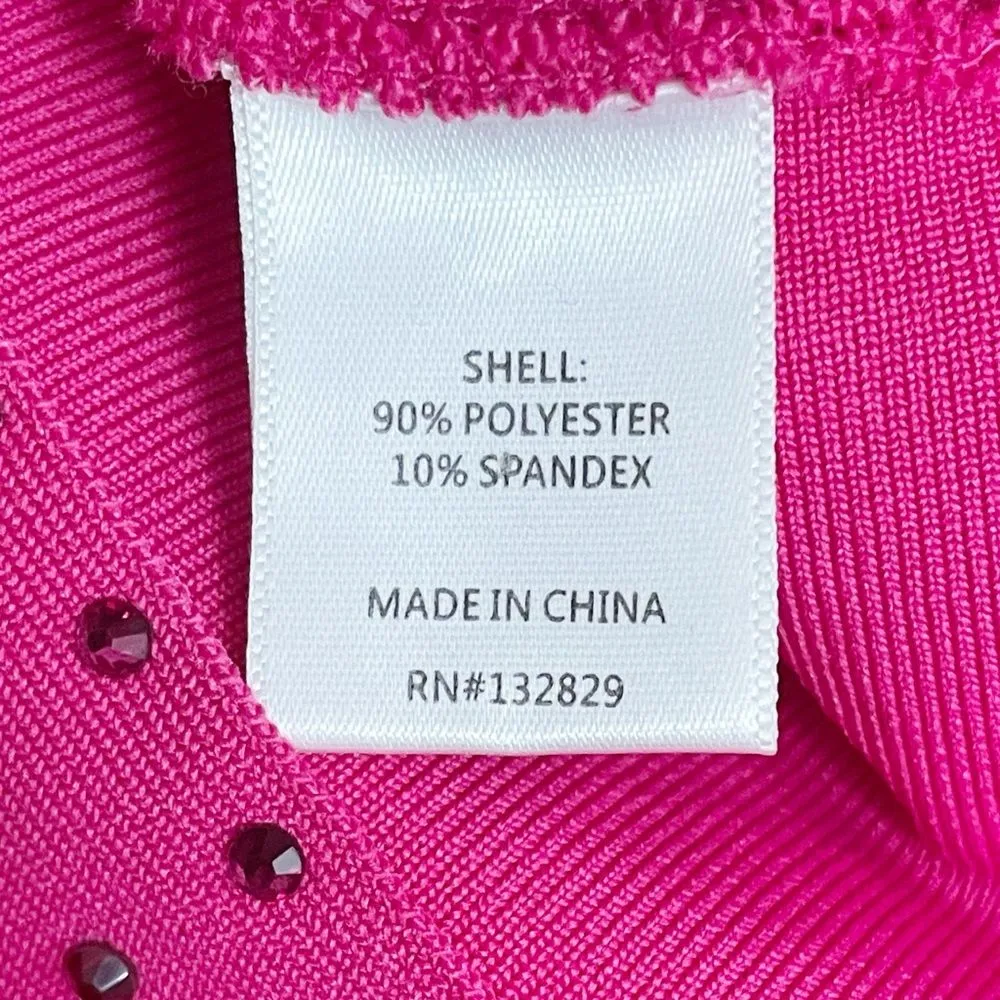 Superdown Adley Hot Pink One Shoulder Sequin Mini Dress Size XS Party Clubwear - Image 13