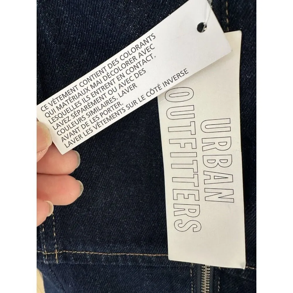 NWT URBAN OUTFITTERS BDG Zella Denim Zip Up Mini Dress in Size 6 casual - Image 5