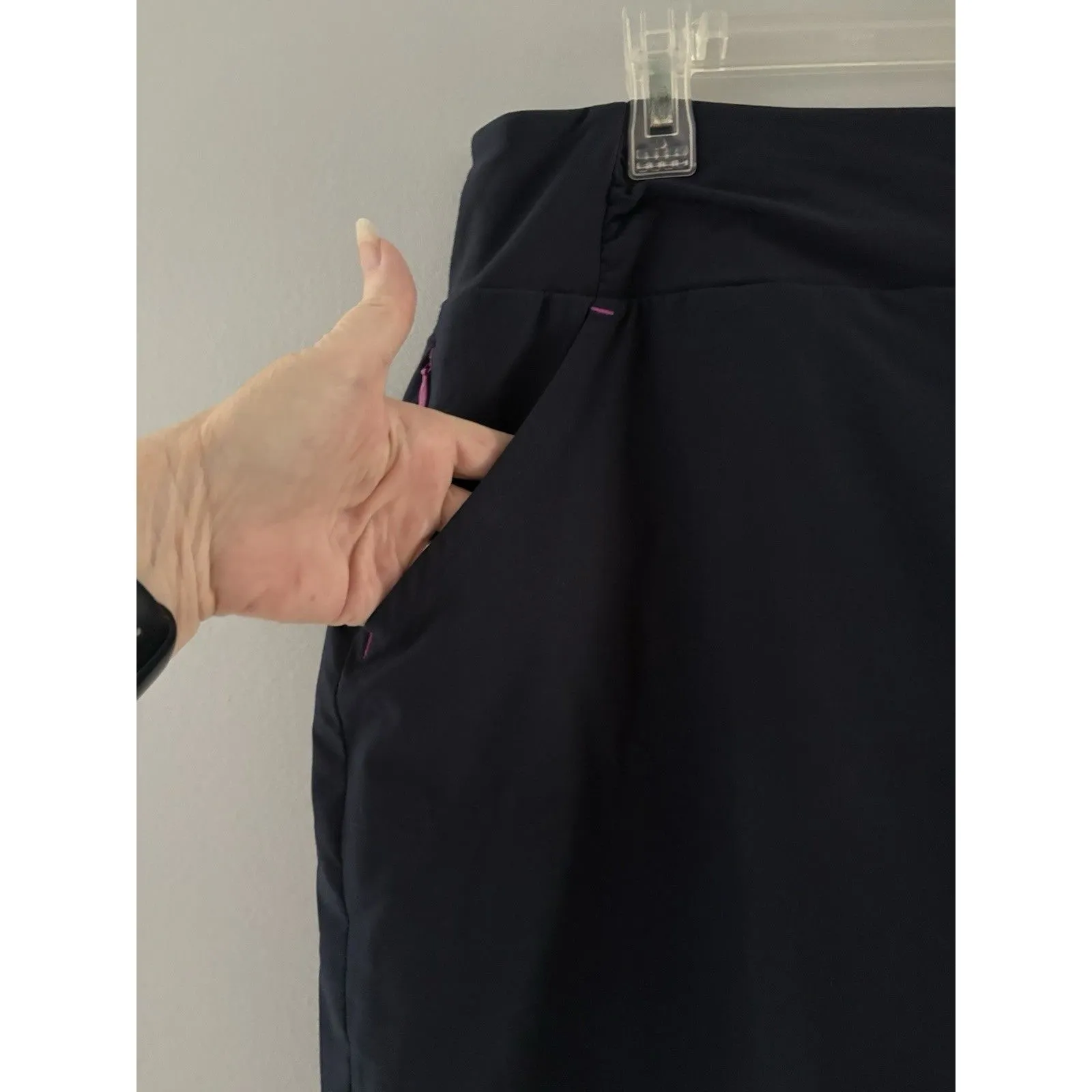 Title Nine Skort Skirt Size XL Dark Blue Performance Stretch Pickleball Golf - Image 3